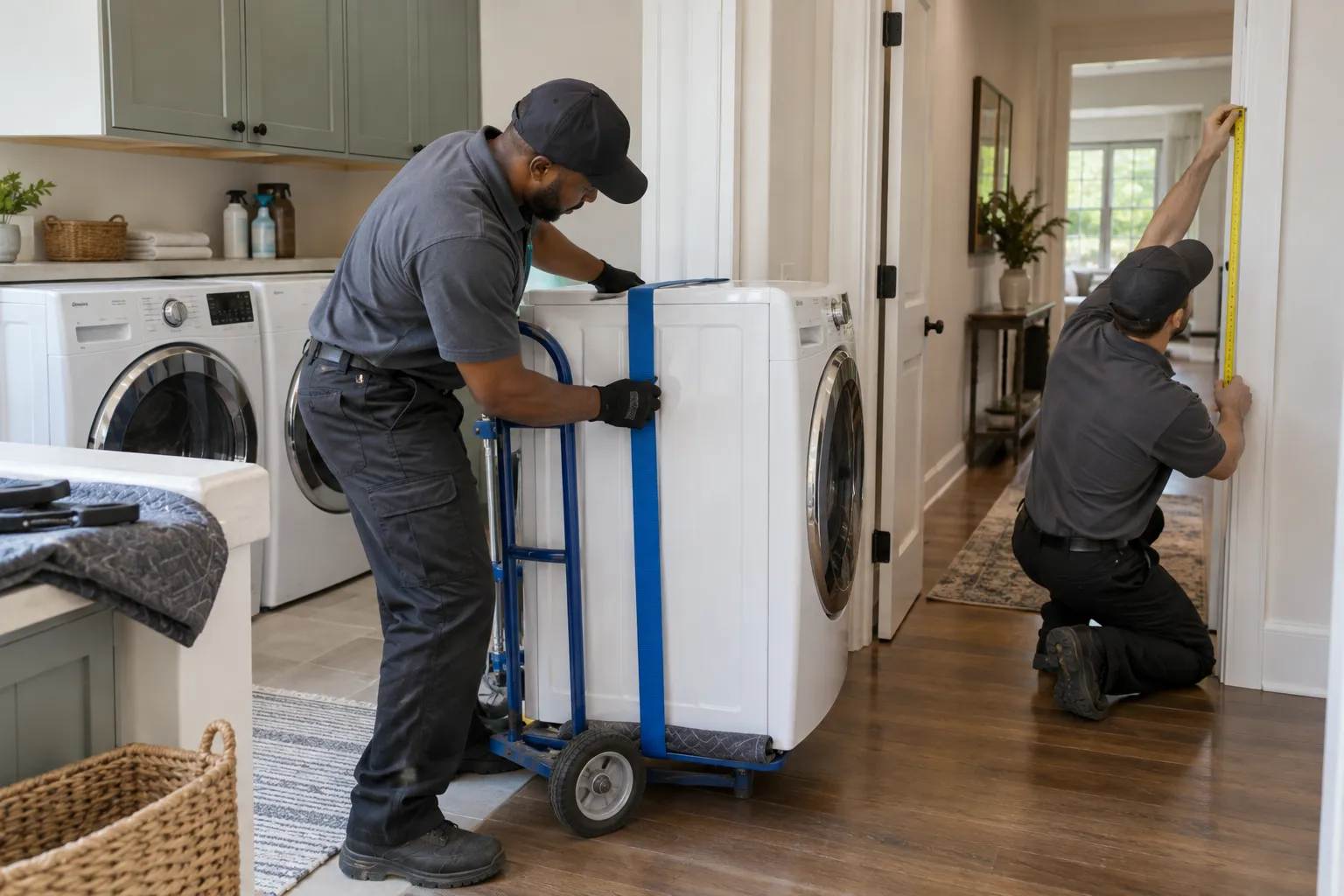 Access preparation for appliance removal